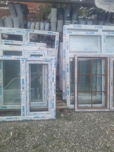 qapi ucun vinil: PVC və alüminium pəncərə-qapı çərçivələri və şüşə kəsimi Təsvir: - — 2