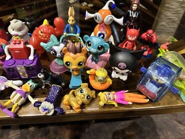 qız üçün oyuncaqlar: Mcdonald qiymet 3 - 5 azn arasi. minimum zakaz 15 azn Barter — 3