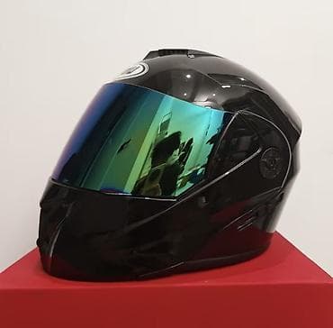 moto mator: Motosiklet dəbilqəsi, 2-ci şəkildəki açılıb-bağlanan mat Qara model — 8