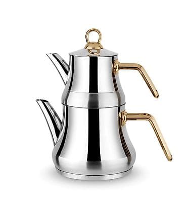 Rəng - Gümüşü, Dəm caydanı, Paslanmayan polad