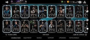 gitara qara: Mortal Kombat Mobile oyun hesabı – yüksək səviyyəli kolleksiya - — 10