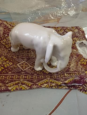 kasli fiqur: Fiqur, Keramika, rəng - Ağ — 1