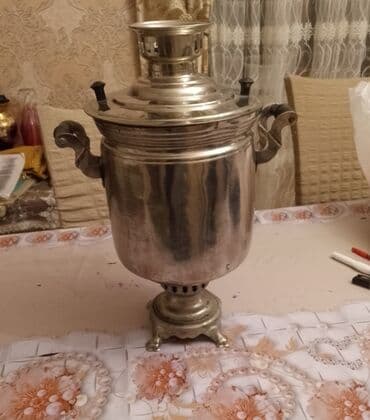 antik samovar aliram: İşlənmiş Od Samovar, 7 l — 4
