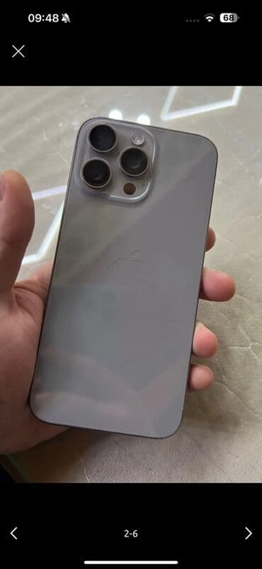 iphon 8 plus: IPhone 15 Pro Max, 256 GB, Space Gray, Barmaq izi, Face ID — 2