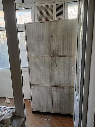 korpu kran: Düz dolab, 2 qapılı, Polkalı, Siyirməsiz, Metal — 1