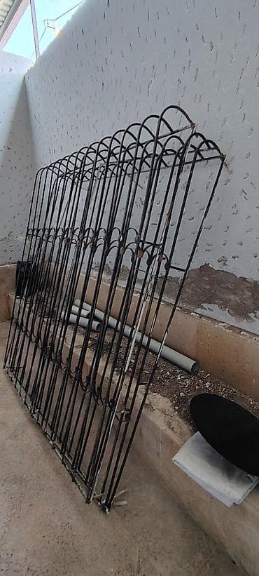 pencere sekilleri: Metalkonstruksiya pəncərə barmaqlığı - Material: qalın dəmir — 4