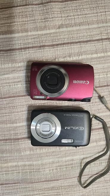 Fotokameralar: İki ədəd kompakt rəqəmsal fotoaparat dəsti.cox az islenib. 1) Canon — 1