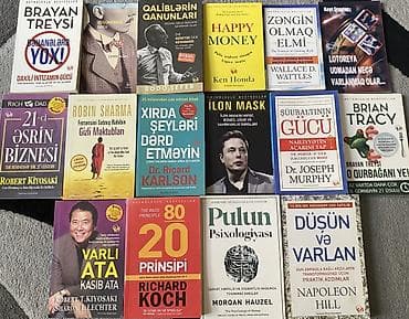 elektron kitab qiyməti: 16 kitab bir yerdə 50azn. Özüm oxuyub bitirdiyim üçün satıram. Biznes — 1