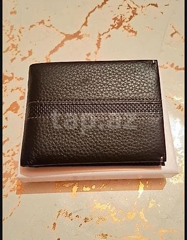 kişi saat: Pulqabı, Təbii dəri, Yeni — 4