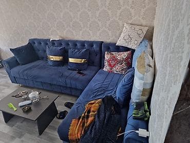 Угловой диван, Б/у, Раскладной, С подъемным механизмом at lalafo.az Угловой диван, Б/у, Раскладной, С подъемным механизмом