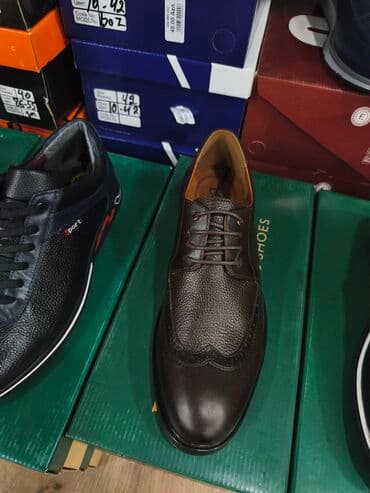 ayaqqabı кожание: Kişi ayaqqabıları – klassik və gündəlik modellər - Material: qara və — 11