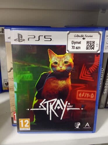 диск: PlayStation 5 üçün «Stray» oyunu. Cyberpunk üslubunda itmiş pişiyi — 1