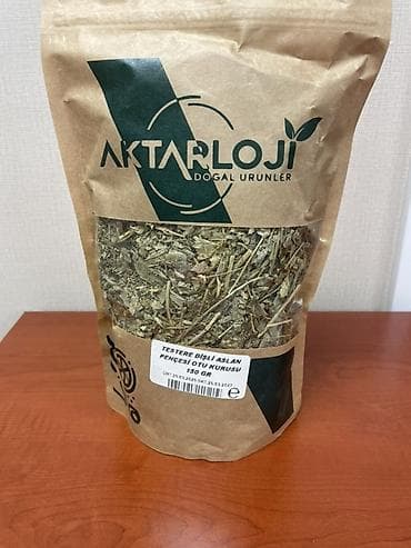 Şirniyyat məhsulları: Məhsul: Aktarloji – “Testere dişli aslan pəncəsi otu” qurusu Çəki — 1