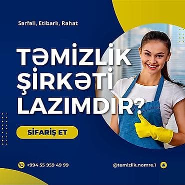 fasad tarsofka: Təmizlik | Ofislər, Mənzillər, Evlər | Ümumi təmizlik, Gündəlik təmizlik, Təmirdən sonra təmizlik — 3