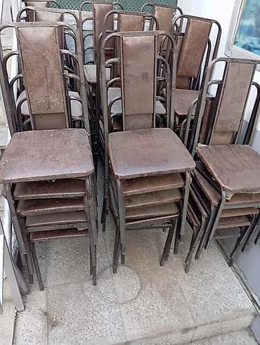 Metal çərçivəli stullar - Material: möhkəm metal karkas, süngərli — 5