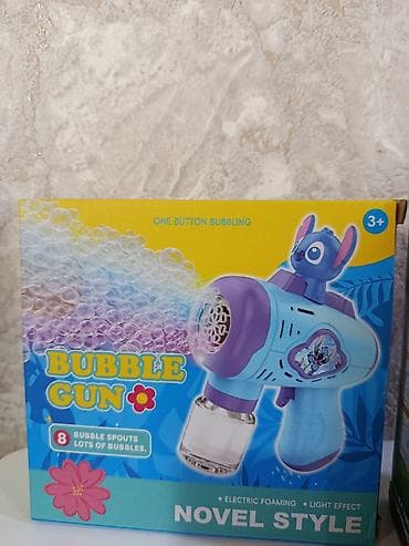 çoxlu oyun: Məhsul: Uşaq üçün elektrikli Bubble Gun (köpük tapançası) — 2