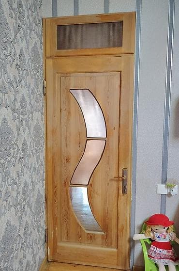 qapılar taxta: Taxta Qapı - (Şüşəli) — 6