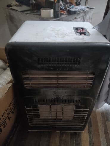 Qaz sobası/isitmə aparatı - Döşəməüstü, portativ tip - Ön hissədə