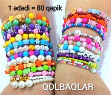 Цепочки: ƏL İŞİ olan qızlar üçün aksessuarlar satılır. 20 qəpikdən başlayan — 2