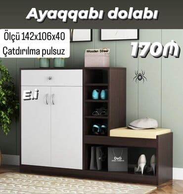 все виды жалюзи в бишкеке: Yeni, Düz dolab, Ayaqqabı dolabı — 1