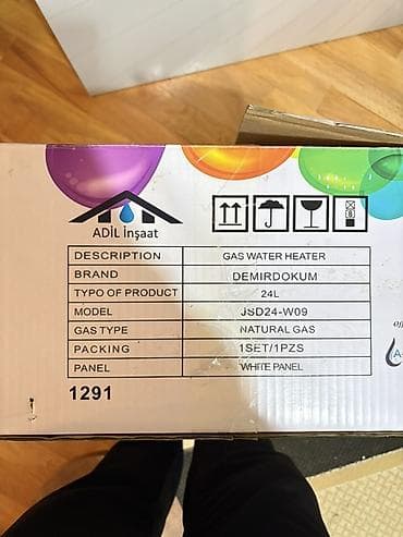 Kondisionerlər: DemirDöküm qazlı su qızdırıcısı – 24L Xüsusiyyətlər: - Tutum: 24 litr — 3