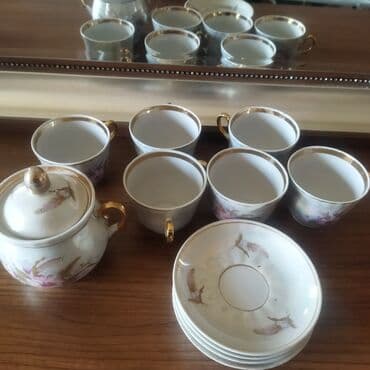 işlenmiş qablar: Sovetdən qalma,çay servizi — 3