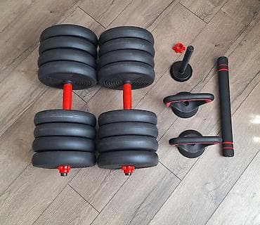 Пластиковые Гантели, Вес: 25 кг, Новый — 4