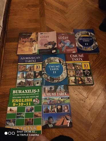 Velosiped ehtiyyat hissələri: Məktəb və hazırlıq üçün müxtəlif dərs və bədii kitablar paketi — 10