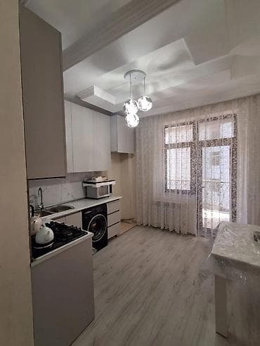 mingecevir mebel: Mənzilin təsviri - Geniş, işı.qlı dəhliz: Uzun koridor, tavan — 3