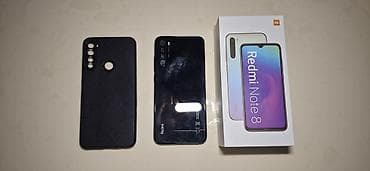 blackberry telefon: Redmi Note 8, 64 GB, rəng - Qara, Barmaq izi — 5