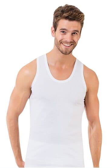 kapsonlu koynekler: Mayka, rəng - Ağ — 3