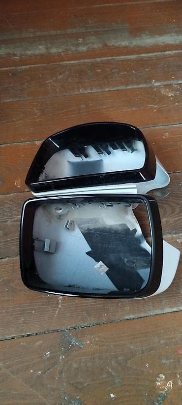 Avtomobilin yan güzgüləri: X5 e53 rest guzgu qapagi - Rəng: ağ (xaric), qara parlaq (çərçivə) - — 2