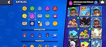 cins dest: Brawl Stars hesabı – yüksək səviyyəli oyun profili - Kupa yolu: 44 — 9