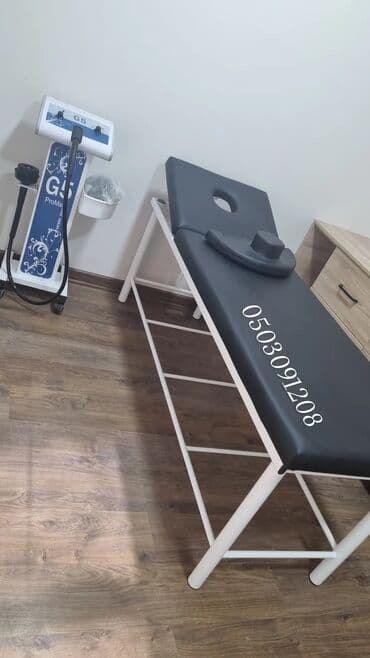 кушетка для массажа складная бу: Новый, Масажная кушетка, Нескладной, цвет - Черный — 1