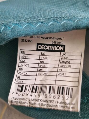 cimərlik ucun kişi şlepansları: Məhsul: Decathlon SNR 120 AD F Aquashoes (su ayaqqabısı) - Rəng — 4