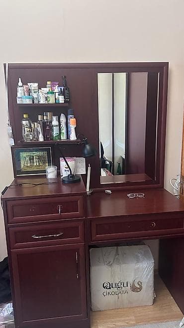 2 ci el xalcalar: Yataq otağı mebel dəsti - Rəng: tünd qəhvəyi (qoz/maun tonlarında) — 4