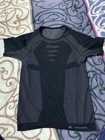 Futbolka, Vaude, XS, rəng - Qara