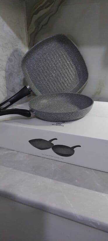 qranit tava: Tava, rəng - Boz, Qranit, 28 sm, Karaca, Türkiyə — 2