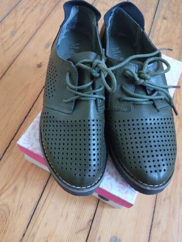 şnurlu qadın mokasinləri: Tuflilər, Ölçü: 38, İşlənmiş — 2