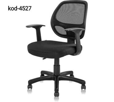 кресло для компьютера: Qara rəngli Deli ofis kreslosu, erqonomik dizaynı ilə uzun müddət — 4