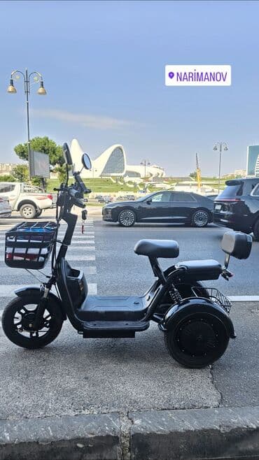 купить электросамокат: Elektrik üçtəkərli skuter – şəhər daxili rahat və təhlükəsiz hərəkət — 4