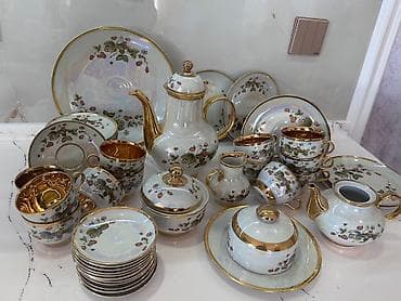 sud separatoru: Çay dəsti, rəng - Ağ, Farfor — 3