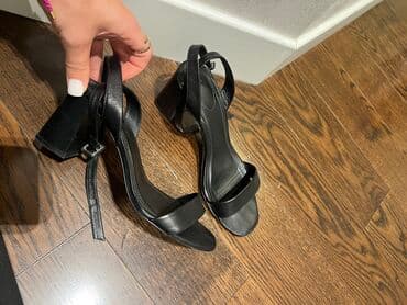 barya ayakkabı: Massimo Dutti, Ölçü: 36.5, rəng - Qara, İşlənmiş — 1