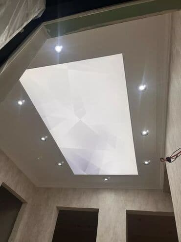 регулировка пластиковых окон: 💎Dartma Tavan💎 ⚪⬜Sadə Ag Tavan 1kvm - 30Azn 💠🔶️Şekilli Dekor Tavan — 27