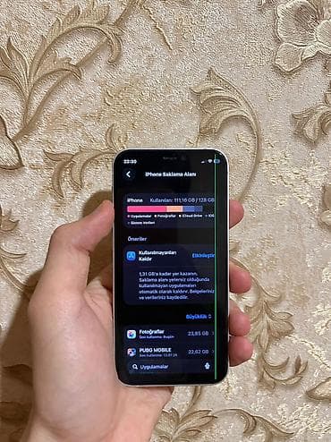 iphone x7: IPhone 12 mini, 128 GB, Ağ — 8