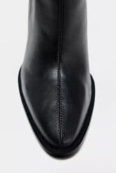 əsgər çəkməsi: Uzunboğaz, Zara, Ölçü: 36, rəng - Qara, Yeni — 5