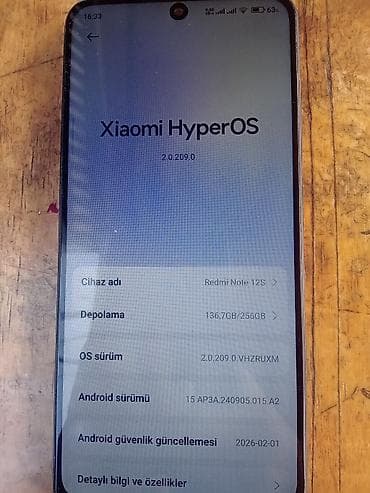 xiaomi mi note 10 pro: Redmi Note 12S, 256 GB, rəng - Qara, İki sim kartlı, Face ID, Düyməli — 3