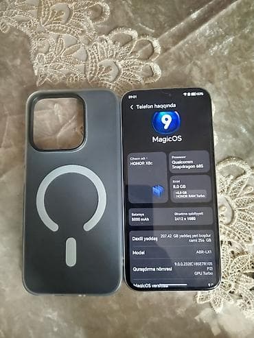 iphone dubai version: Honor X8c, 256 GB, rəng - Ağ — 2