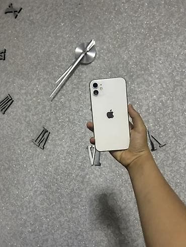iphone 11 qiyməti: IPhone 11, 128 GB, Ağ, Face ID — 3