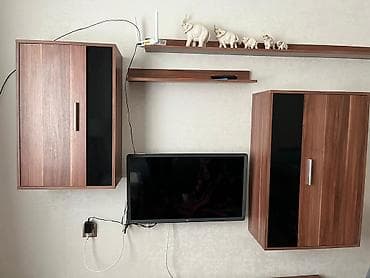 belarus mebel: Düz TV altlığı, Polkalı, Laminat — 4